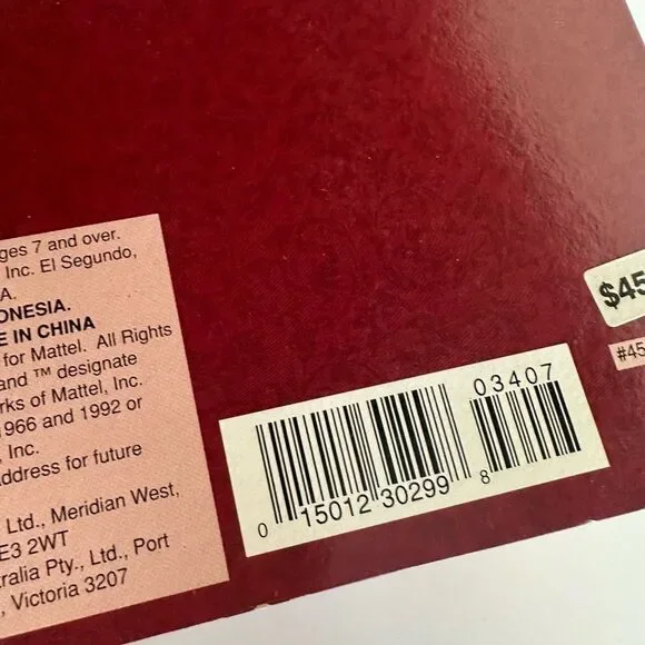 1995 Hallmark Special Edition Holiday Memories Collector Barbie - Picture 4 of 4